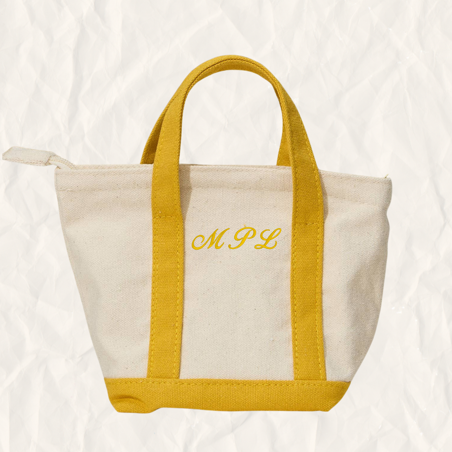 The Mini Tote Bar – Personalized Initial