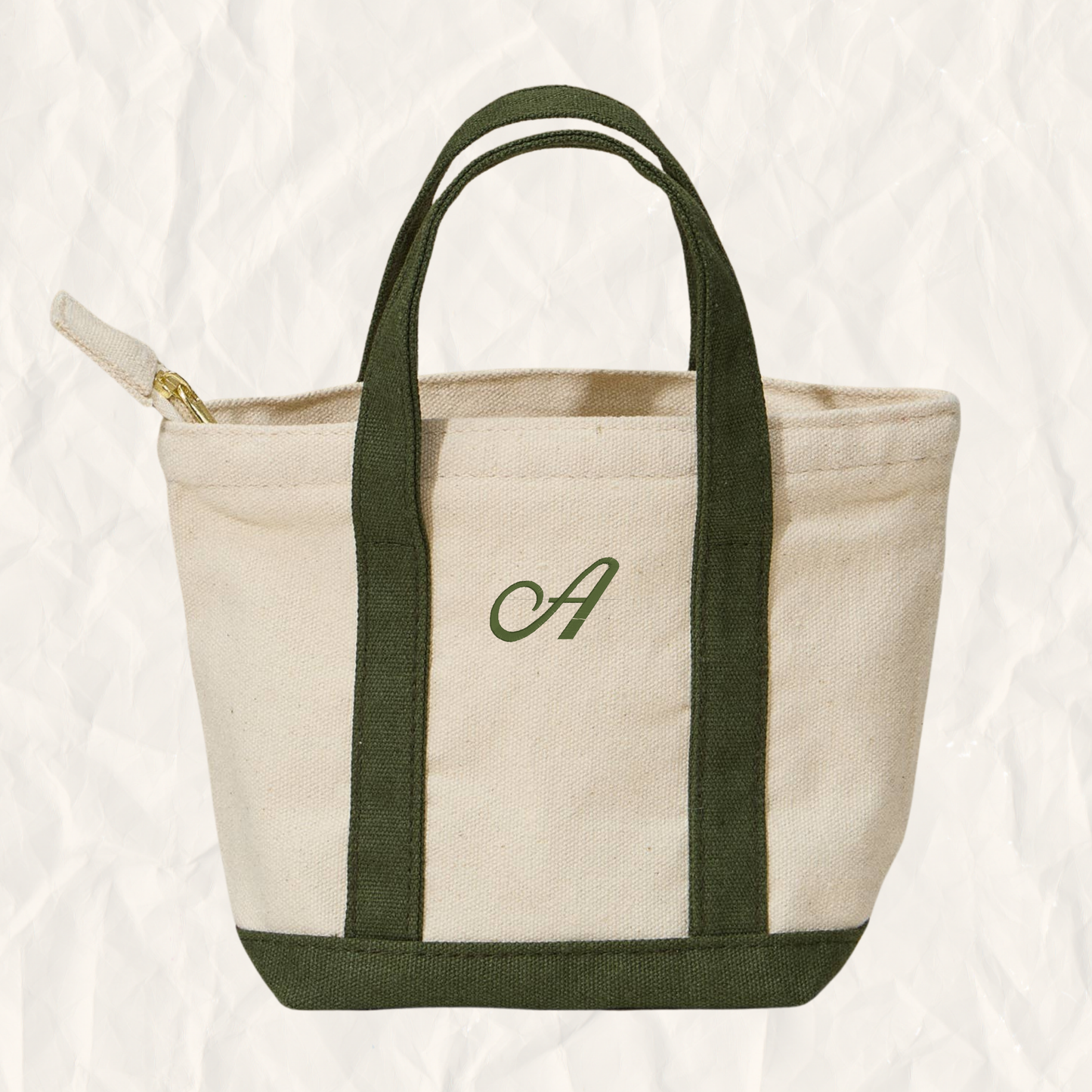 The Mini Tote Bar – Personalized Initial