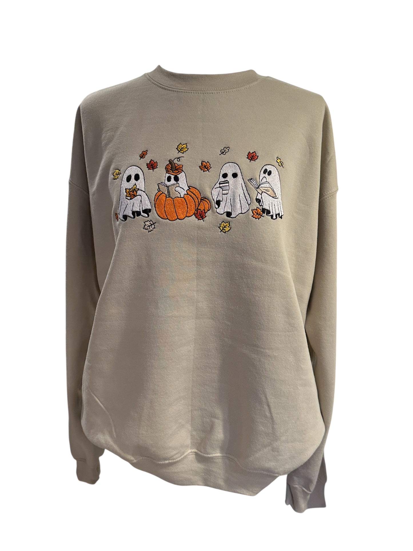 Books & Boos Embroidered Crewneck
