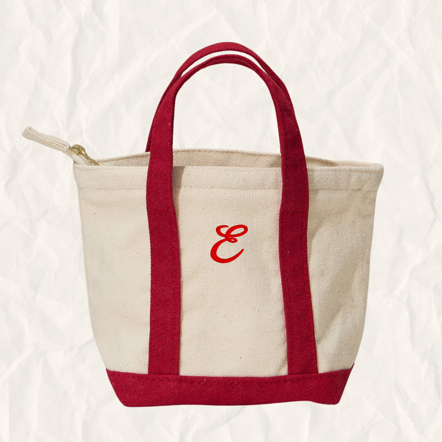 The Mini Tote Bar – Personalized Initial