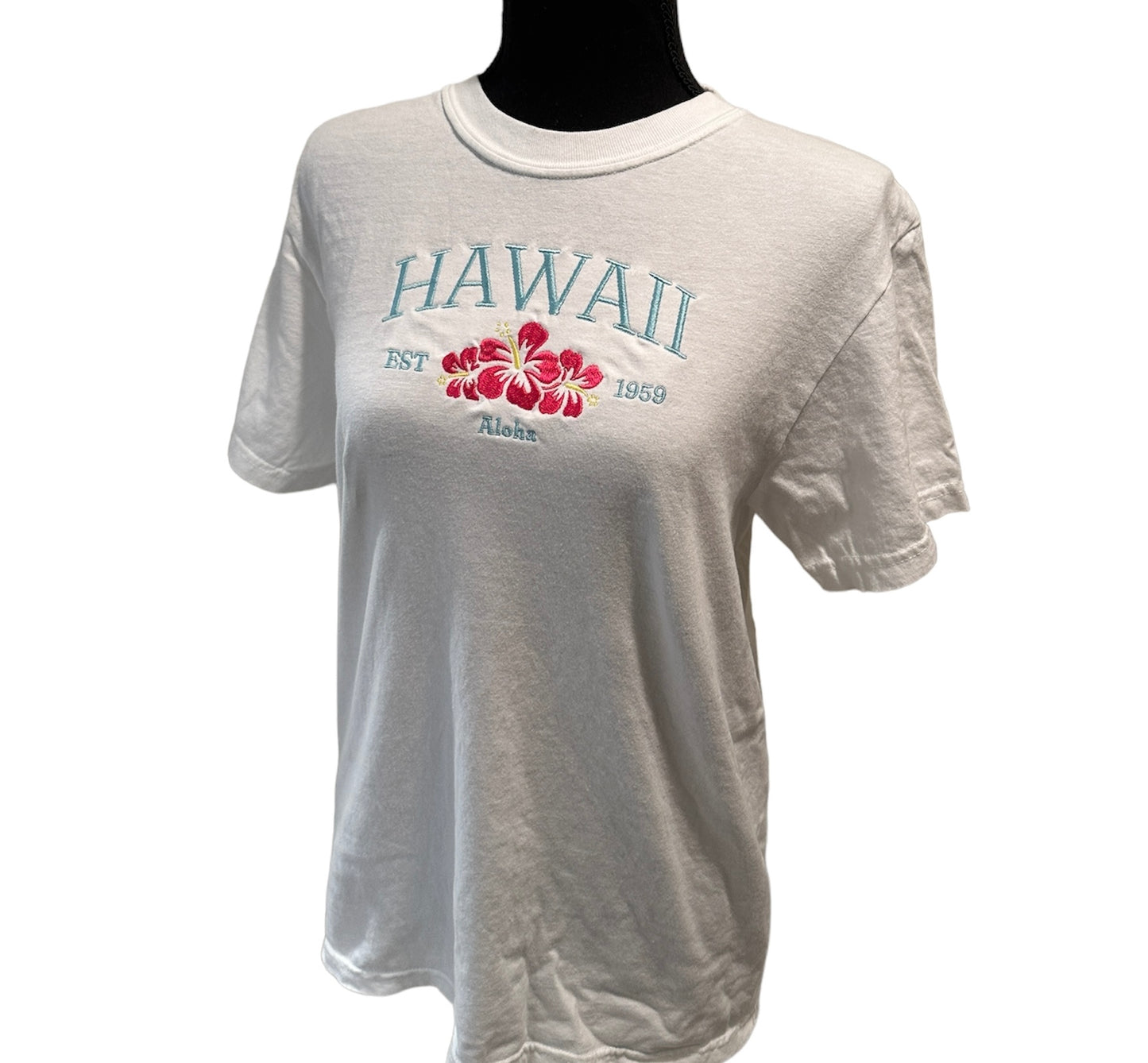 Hawaii Embroidered Comfort Colors T-shirt
