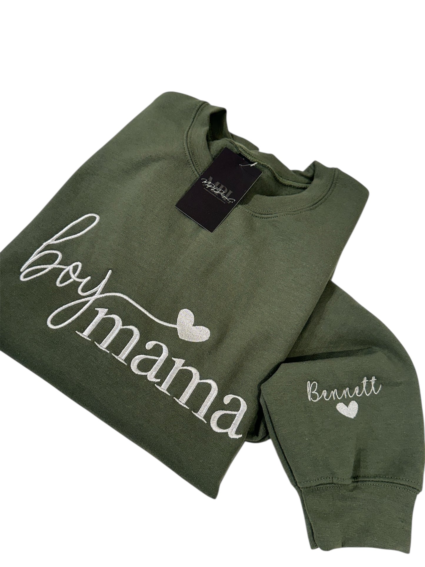 Custom boy mama crew