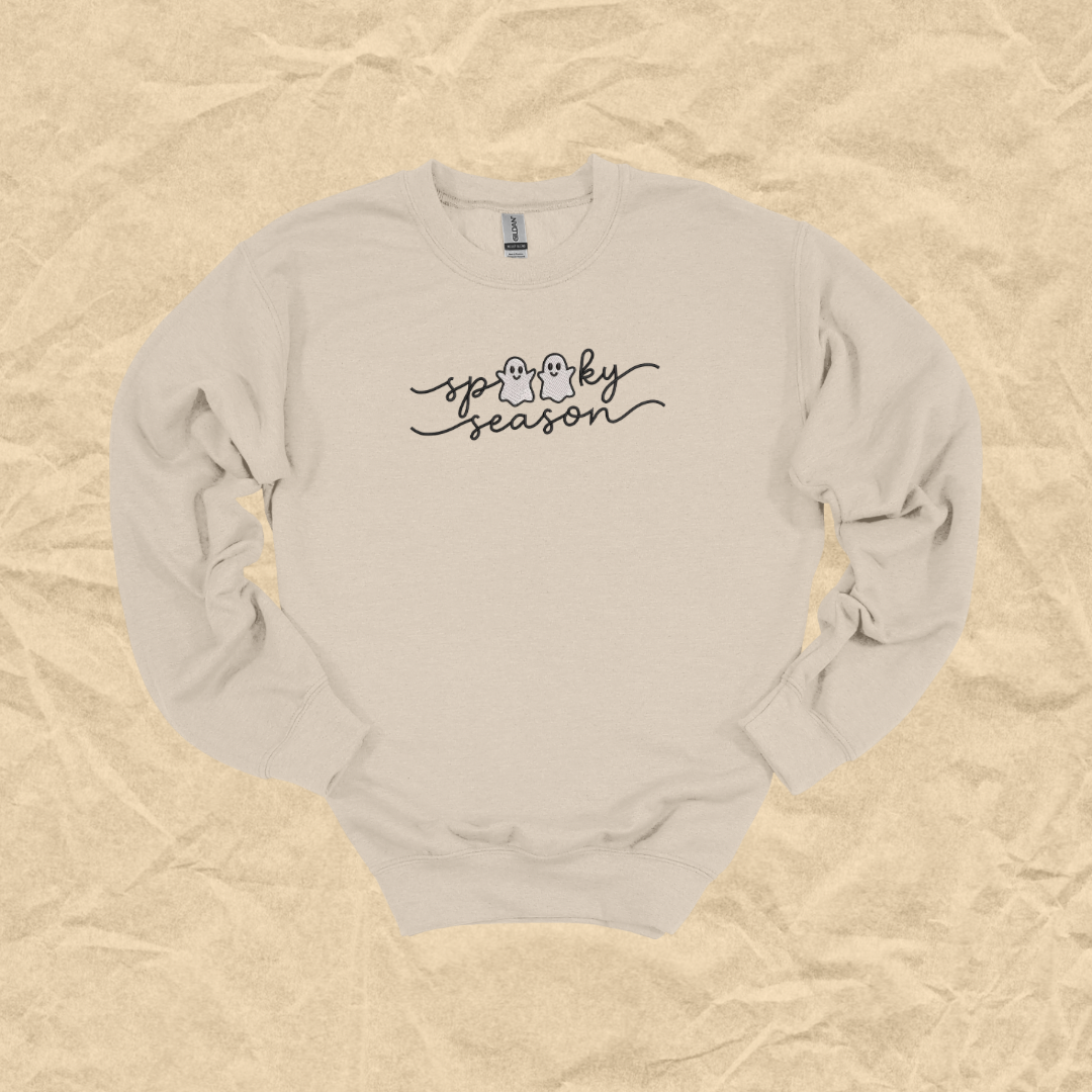 Spooky Season Embroidered Crewneck