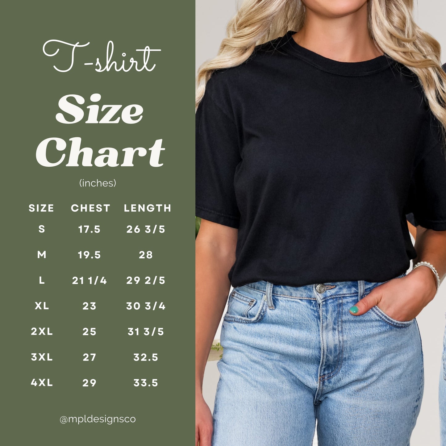 Margs Embroidered Comfort Colors T-shirt