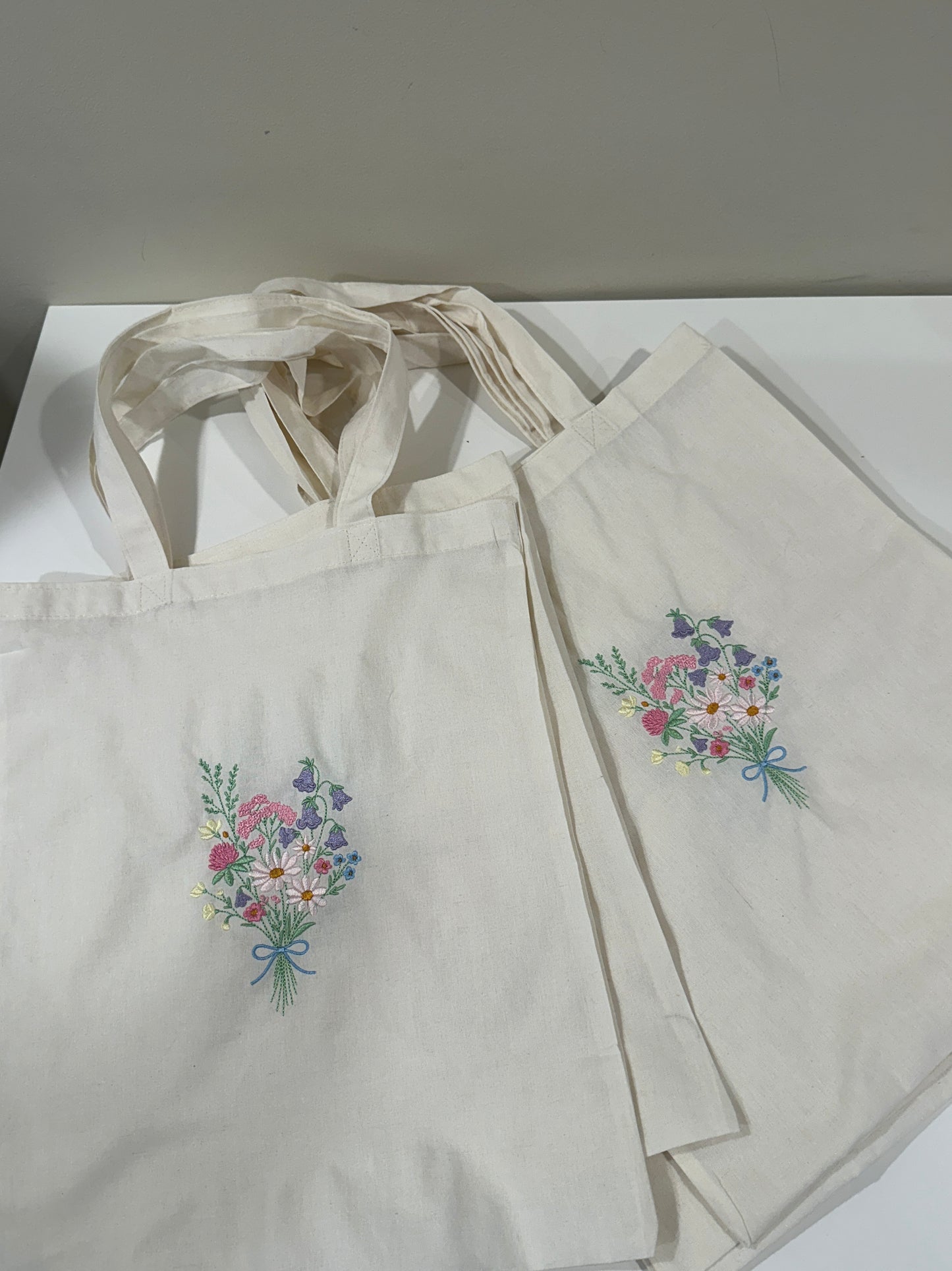 Garden Bouquet Tote - Embroidered Tote bag