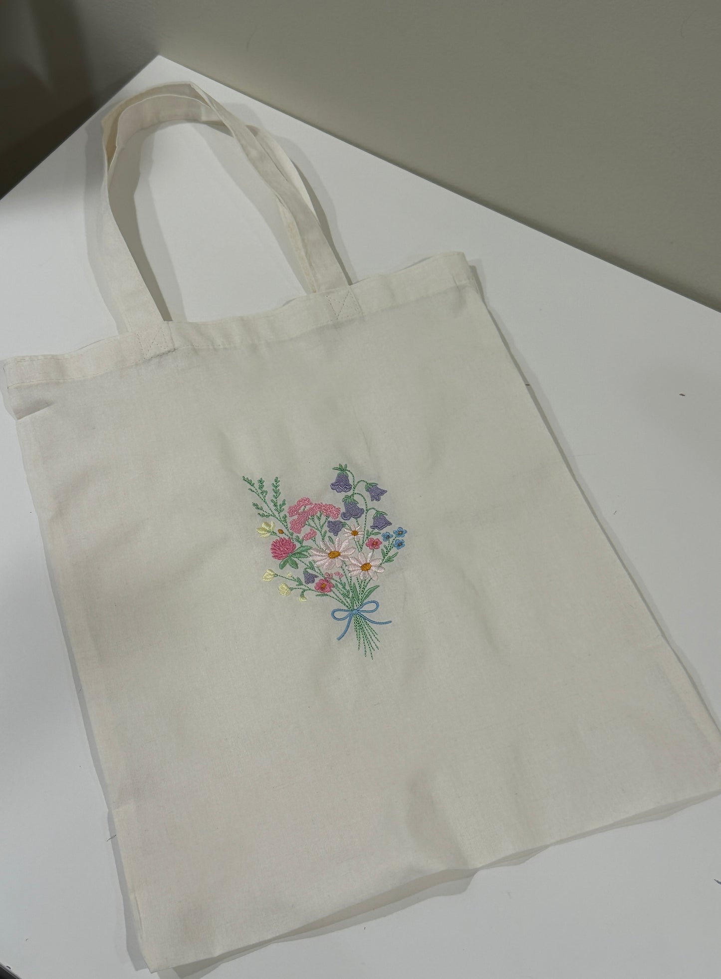 Garden Bouquet Tote - Embroidered Tote bag