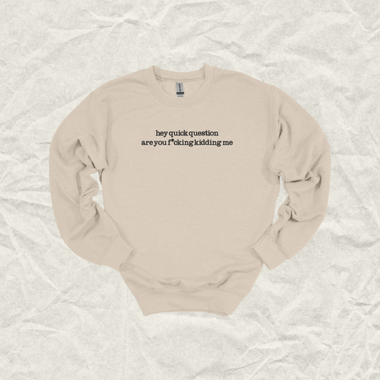 Hey Quick Question Crew