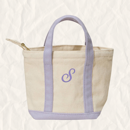 The Mini Tote Bar – Personalized Initial