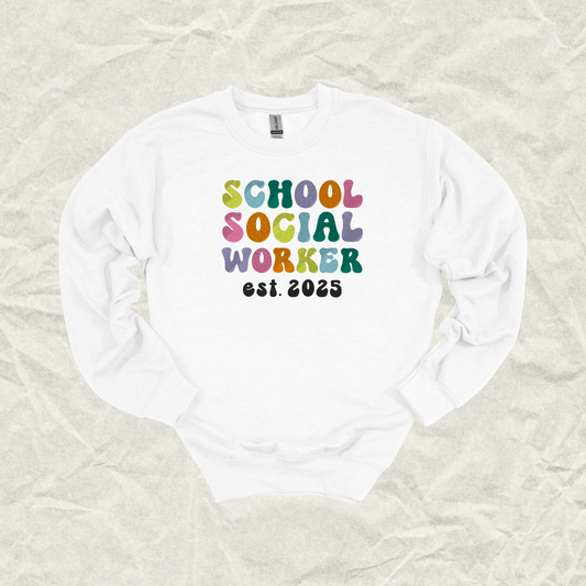Custom School Social Worker Crew