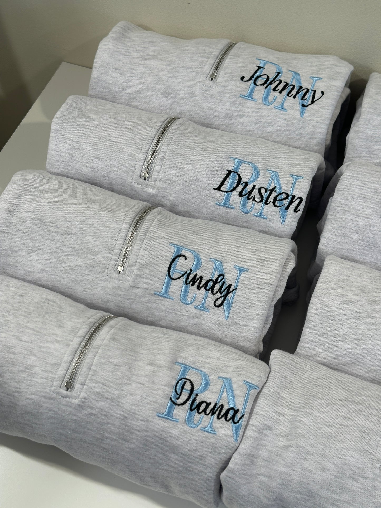 The Everyday Nurse Quarter Zip - Personalized Embroidered RN, LPN, CNA