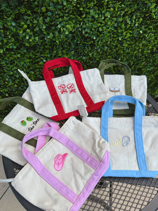 The Mini Tote Bar – Personalized