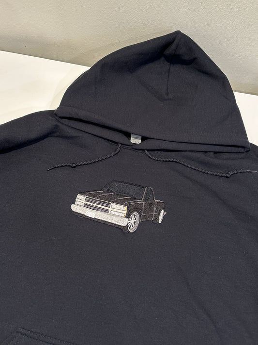Custom truck embroidered Hoodie