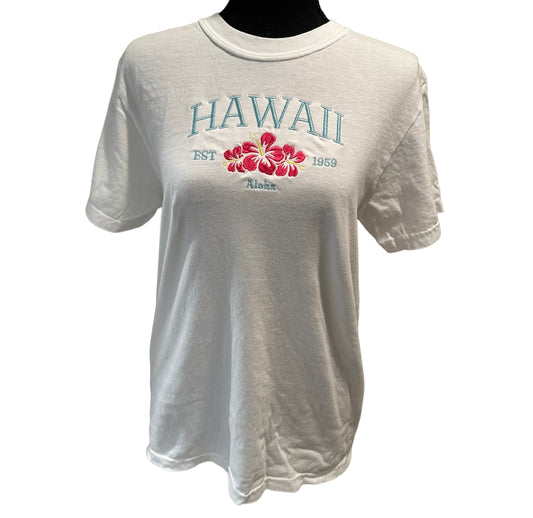 Hawaii Embroidered Comfort Colors T-shirt
