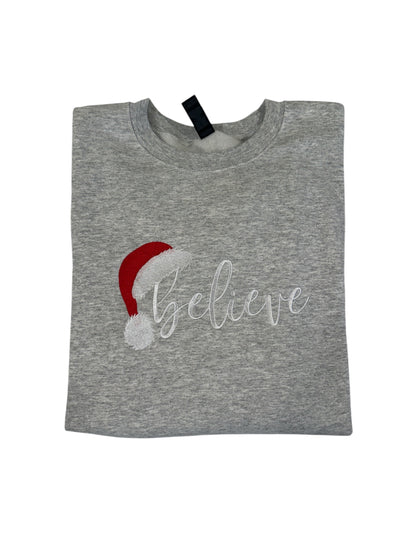 Santa Hat Believe Crew