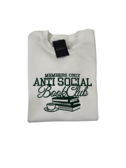 Members Only Anti Social Book Club Crew