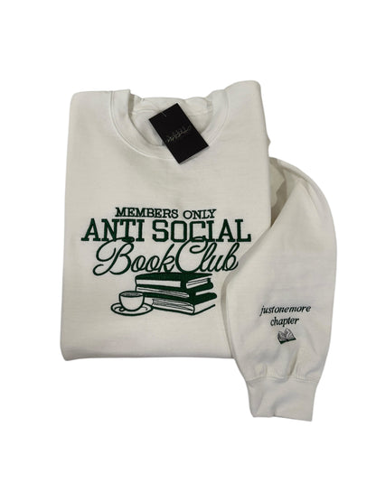 Members Only Anti Social Book Club Crew