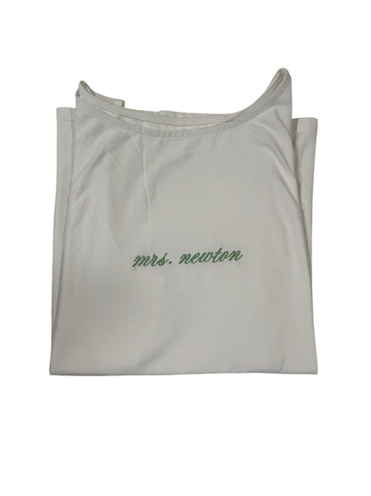 Personalized Bride Tank Top - Custom Last Name
