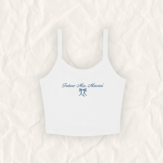 Something Blue Custom 'Future Mrs.' Embroidered Top
