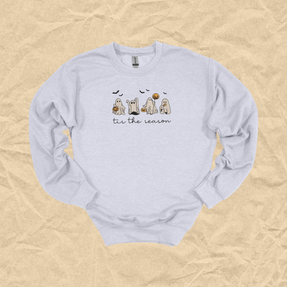 Tis The Spooky Season Embroidered Crewneck