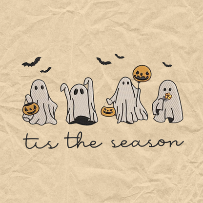 Tis The Spooky Season Embroidered Crewneck