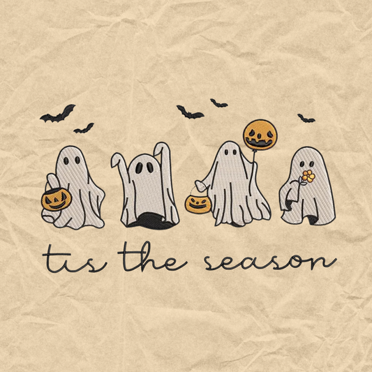Tis The Spooky Season Embroidered Crewneck