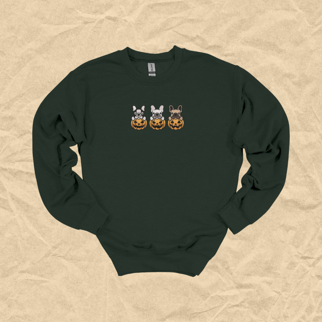 Frenchie Patch Embroidered Crewneck
