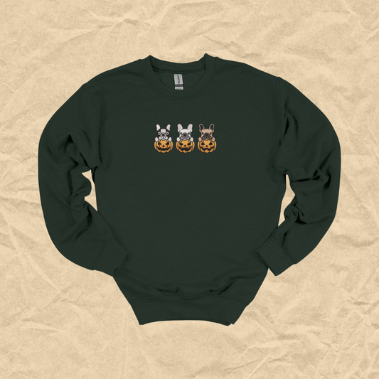 Frenchie Patch Embroidered Crewneck