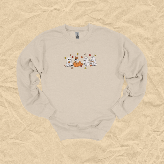 Books & Boos Embroidered Crewneck