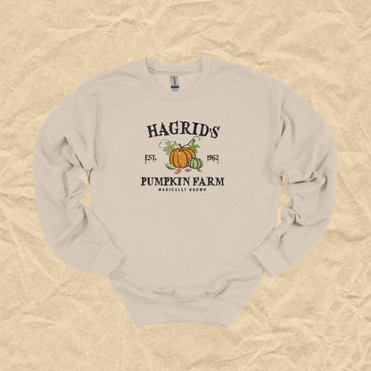 Magically Grown Pumpkins Embroidered Crewneck