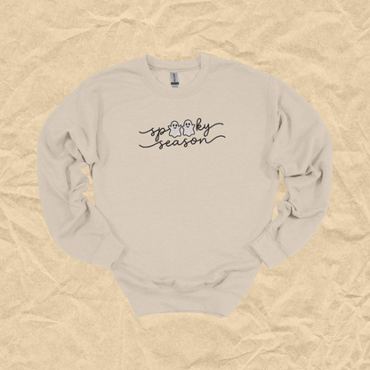 Spooky Season Embroidered Crewneck