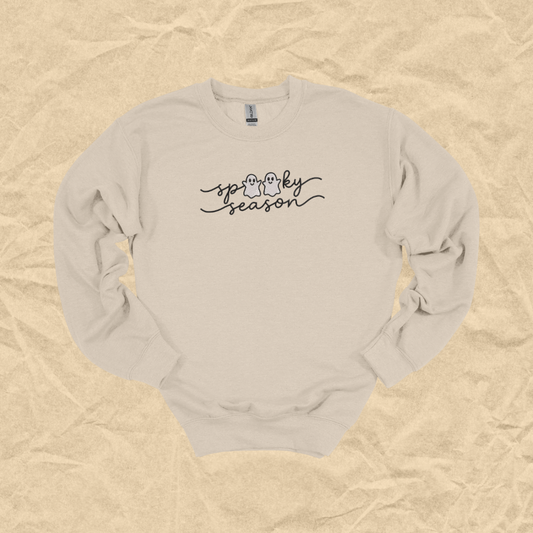 Spooky Season Embroidered Crewneck