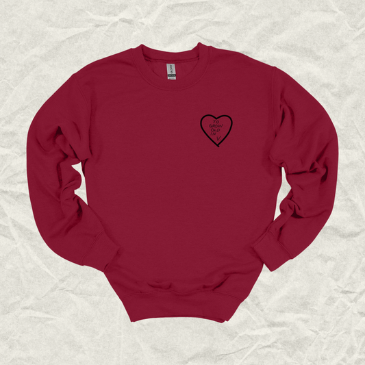 To Grow Old In V. W/ Sleeve Designs Custom Crew