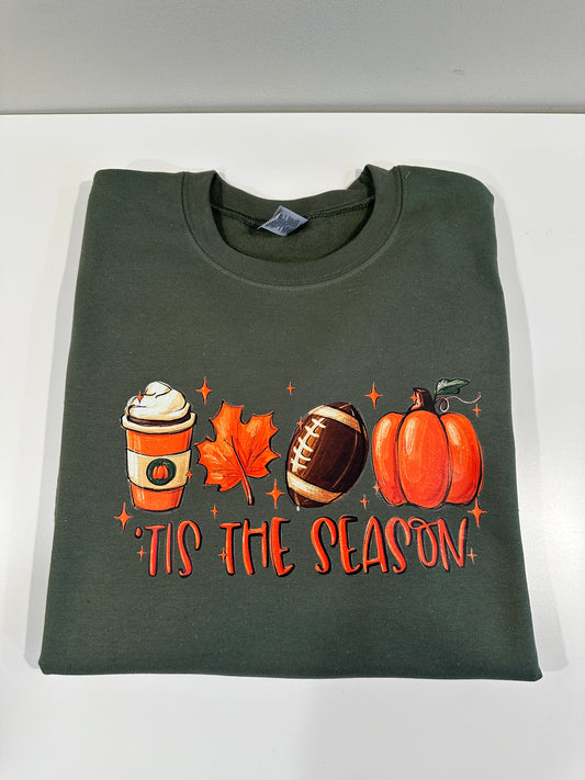 Tis The Season fall custom crew