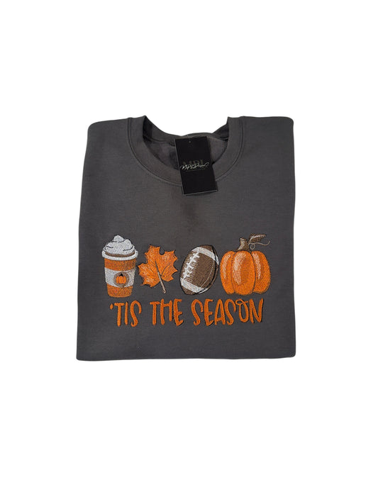 Fall Essentials Embroidered Crewneck
