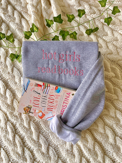 "hot girls read books" Crew