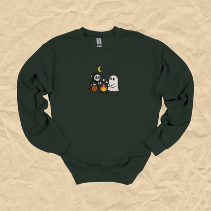 Grim And Toasty Embroidered Crewneck
