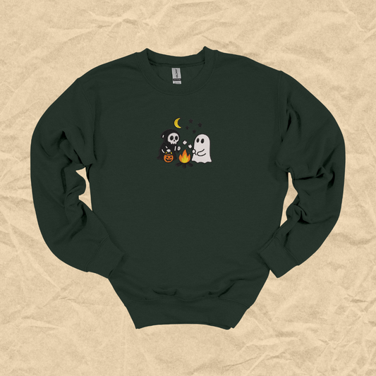 Grim And Toasty Embroidered Crewneck