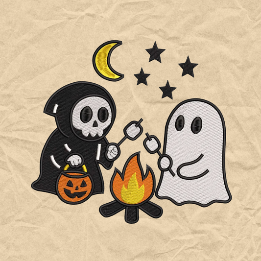 Grim And Toasty Embroidered Crewneck